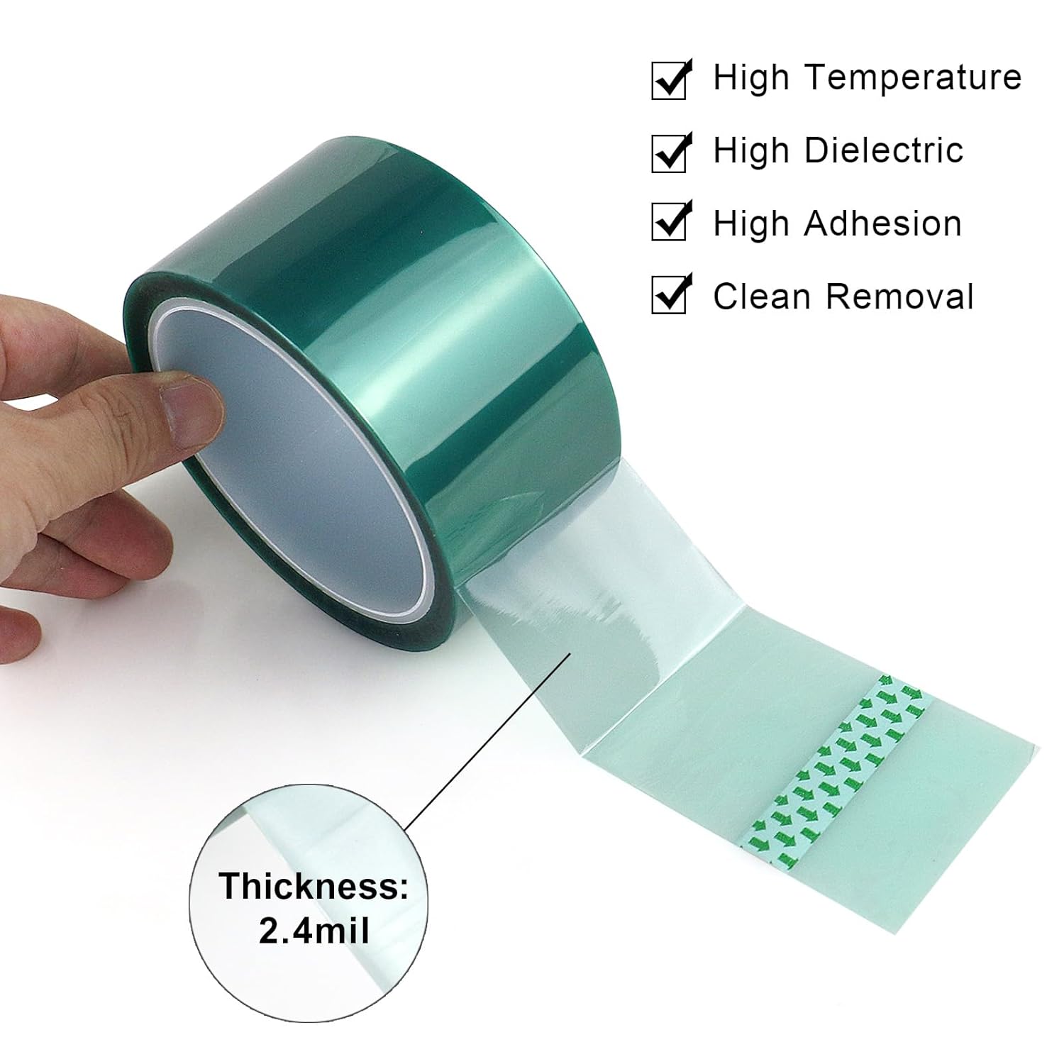 high temperature tape for powder coating with polyester tape options